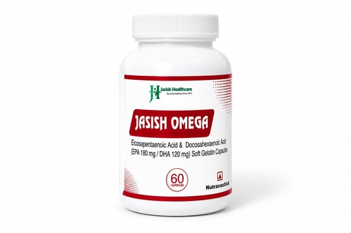 [BRSRYZYCOAGWK3IU] Omega-3 Capsules | Balanced Formulation 180 EPA & 120 DHA | Supplement for Heart Health, Brain Function & Eye Support | Easy-to-consume Softgels | Clinically-Graded Fatty Acids | 60 Capsules