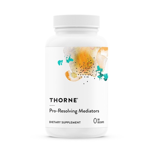 [BRSRMFQEDIGRUCQZ] THORNE - Pro-Resolving Mediators - Combines Pre-Resolving Mediators with EPA & DHA - Supports Tissue Repair & Brain, Nerve, Cardiovascular & Immune Health* - Third-Party Certified - 60 Softgels