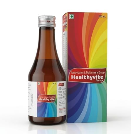 [BRSRGAITBYHQKYL3] Healthy-vitee Multivitamin and Multimineral Syrup, 200 mL, Liquid Form