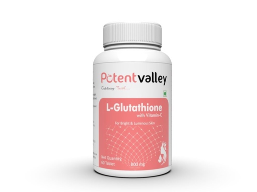 [BRSRA2QPPIHGAYLF] L Glutathione 800mg Capsules for Men & Women - 60 Capsules for Bright and Luminous Skin Supplement with Vitamin C and Grapeseed Extract