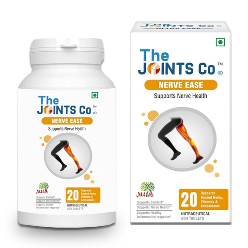 [BRSROZI6CEGQOELU] The Joints Co Nerve Ease-Most Comprehensive Nerve Supplement - Maintain and support healthy Nerves,Sciatica,Neuropathic pain- 1 mth course (pack of 2)