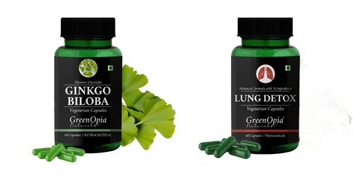 [BRSRYFAHPICRY232] Ginkgo Biloba Lung Detox Wellness Daily Vitality 60 CAPSULES