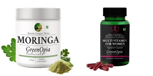 [BRSRYFQZB55RYDQV] Moringa Oleifera Powder Multivitamins For Women Wellness Daily Vitality |60 CAPSULES