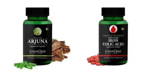 [BRSRYFQZOQAQOA32] Arjuna Iron Folic Acid Tablets Wellness Daily Vitality |60 CAPSULES
