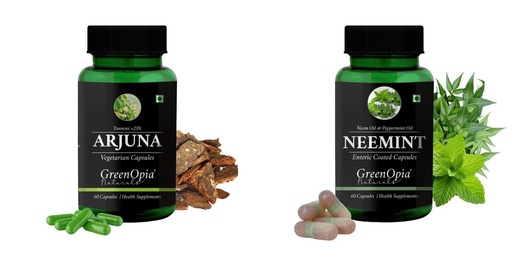 [BRSRYFQZCICWCC3L] Arjuna Neemint Oil Wellness Daily Vitality |60 CAPSULES