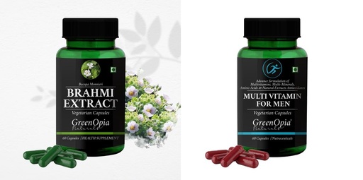 [BRSRYFQZB4FGG3Y4] Brahmi Multivitamins For Men Wellness Daily Vitality |60 CAPSULES