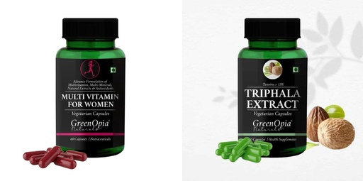 [BRSRYFQZBAFRMHLH] Multivitamins For Women Triphala Wellness Daily Vitality |60 CAPSULES
