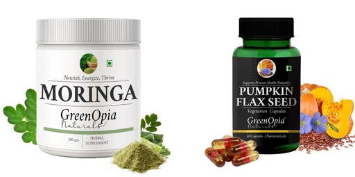 [BRSRYFQZBF7AY3T5] Moringa Oleifera Powder Pumpkin Oil Wellness Daily Vitality |60 CAPSULES
