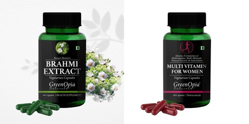 [BRSRYFQZA4CWC2AY] Brahmi Multivitamins For Women Wellness Daily Vitality |60 CAPSULES