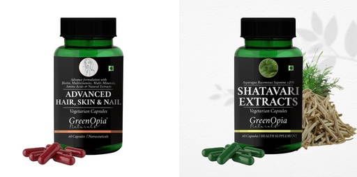 [BRSRYFQZPIMBAHQ7] Advanced HSN (Hair, Skin Nails) Shatavari Wellness Daily Vitality |60 CAPSULES