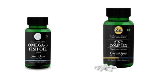 [BRSRYFQZPMCWA3YV] Fish Oil Zinc Complex Wellness Daily Vitality |60 CAPSULES