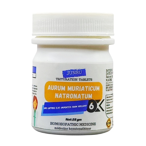 [BRSRMCT5OIAWMD34] JUNSU's AURUM MURIATICUM NATRONATUM 6X || Pack Of 1 (25g)