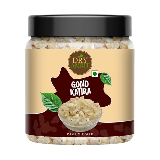 [BRSRYZQODF6GMEQU] DRY AMRIT Gond Katira 250 gm | Pure Edible Gum (Tragacanth Gum) | Natural Cooling Agent for Summer Drinks, Falooda & Desserts | Supports Digestion & Energy