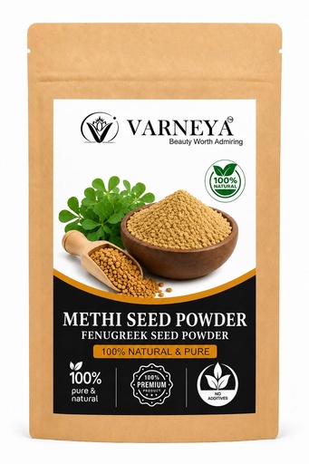 [BRSRYZYKBYBBY23D] Naturals Organic Methi Seeds Powder 100g | Fenugreek Seeds (Trigonella foenum-graecum) | 100% Pure Natural Whole Seeds | Premium Quality | For Cooking, DIY Hair Care & Traditional Herbal Preparations