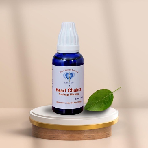 [BRSREFTQCEOQ2EIZ] The Heart Chakra | Natural Blossom for Energy Balance & Inner Calm | Supports Emotional well-being, Love, Compassion, | 30ml