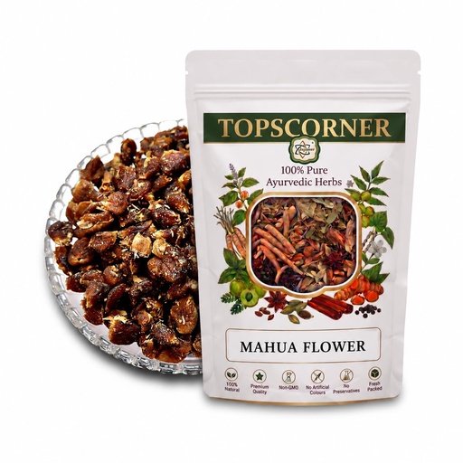 [BRSRYZL3OB6RS2DP] Mahua Flower Madhuca Longifolia, Raw Sun-Dried Mahuwa Phool, 800 Grams, Plant Based, No Artificial Colors, Pack of 2