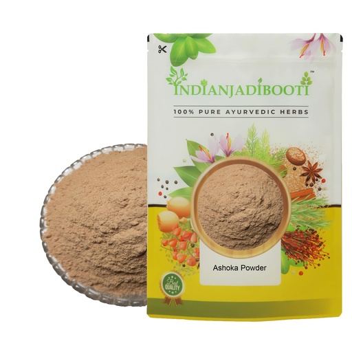 [BRSREYATO54BG2YY] IndianJadiBooti Pure Ashok Chhal Powder (Ashoka Bark Churna) | Saraca Asoca | Traditional Ayurvedic Botanical for Women's Wellness, Feminine Harmony & Systemic Cooling 900 Grams Pack | (Pack Of 2)