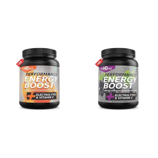 [BRSRYYADCV6QOHLH] HealthOxide Extra Power Energy Boost Electrolyte Powder | Hydration & Performance Drink Mix with S | HealthOxide Extra Power Advance Performance Electrolyte Powder | Black Currant Flavour | Hydration