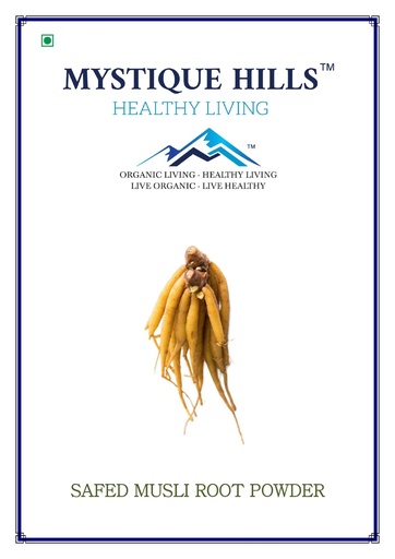 [BRSREADQC4JWEDLF] Mystique Hills Organic Safed Musli Root Powder (50 g)