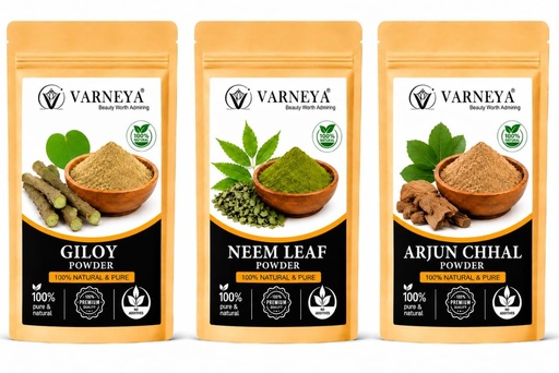 [BRSRYZYNOAPQ4HYY] Pure Wellness Herbs Combo | Giloy Neem Arjun Bark