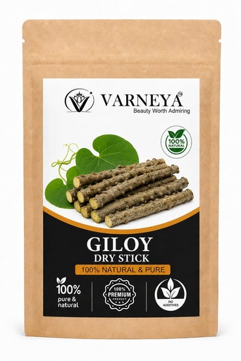 [BRSRYZYKDMCAGCQU] Naturals Giloy Dried Sticks Powder 100g | Organic Guduchi (Tinospora Cordifolia) Stem | Premium Ayurvedic Herb | 100% Pure & Natural | No Preservatives (Pack OF 4)