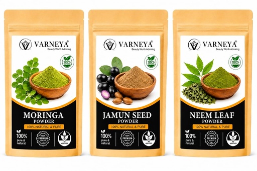[BRSRYZYNOIIRUELK] Traditional Ayurvedic Powder Blend Pack of 3 | Premium Herbal Quality