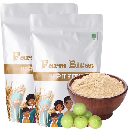 [BRSRAAATCAMAOYDD] Indian Gooseberry Powder for Hair Growth | Amla Powder | Usirikaya Podi - 250 Grams (Pack of 2)