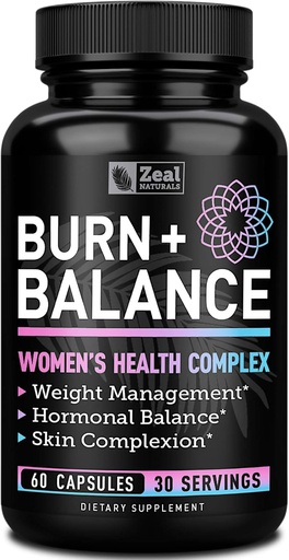 [BRSWYY36OYIGCCQ4] Zeal Naturals Weight Loss Support for Women + Daily Balance Vitamins (Iron, Vitamin D, Setria®, Folate) Premium Diet Support Pills for Women+ Multivitamin and Hormone Support