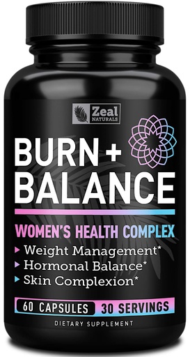 [BRSWYY36OYIGCCQ4] Zeal Naturals Weight Loss Support for Women + Daily Balance Vitamins (Iron, Vitamin D, Setria®, Folate) Premium Diet Support Pills for Women+ Multivitamin and Hormone Support