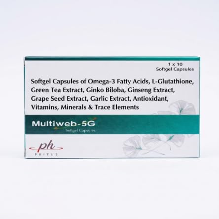 [BRSRYYA6PMBWCFL3] Multi-web-5G Softgel Capsules, 10 Softgels