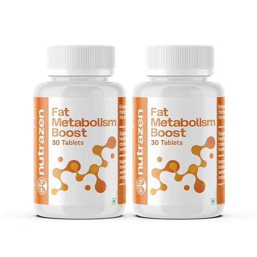 [BRSREYI5CMNRM23V] Fat Metabolism Boost - Pack of 2 | 20 Plant Based Ingredients