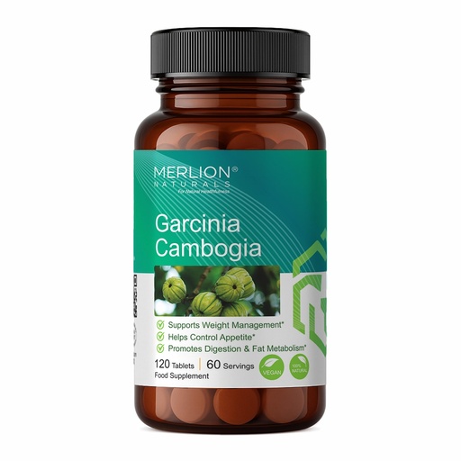 [BRSW2AYDC4JQ4FDP] Merlion Naturals Garcinia Cambogia Tablets | Garcinia gummi-gutta | 500mg (120 Tablets)