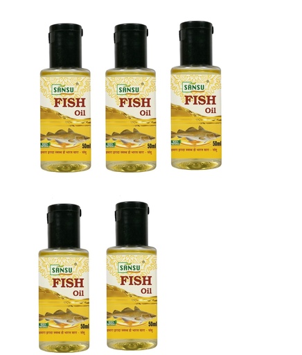 [BRSRAGLRCUPQI33O] Sansu Fish Oil 50ml, (Pack of 5)