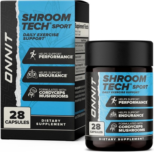 [BRSWGYINAB6GCDIV] OnNTH chroom Techttech sport Daily Association Champles, Preal Appout Supplement with Cordyceps Muchrooms, Caffeine-fiety soluplements for Daily evation, 28 เคานต์