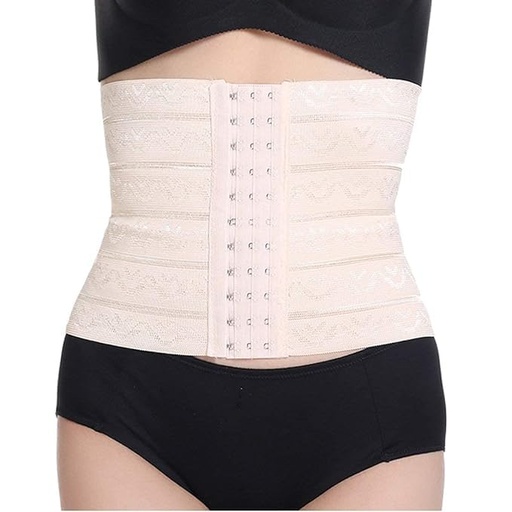 [BRSREADQPMHAO3A2] BodyBELT for Women Tummy Control Slimming Corset | Steel Boned Body Shaper with Adjustable Hooks | Abdomen Treatment for Fat Loss & Body Shaping