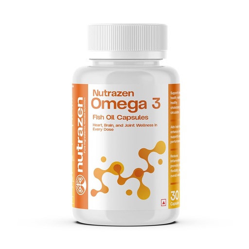 [BRSRGZAFARYAMD3J] Omega-3 Supplement - 30 Capsules | Triple-Action Support