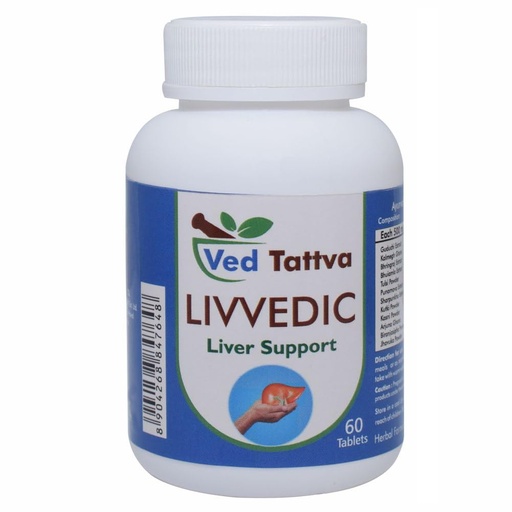 [BRSWYBAOBV5RS2TJ] Liv Vedic | for Healthy Liver Function Support - 60 Tablets