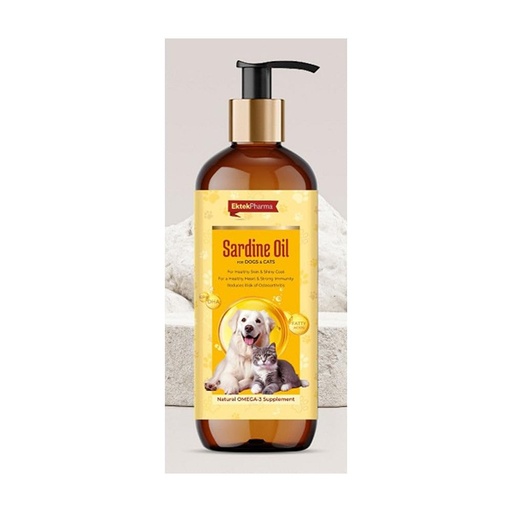 [BRSRGBL2PJ5BOADB] Sardine Oil 500ml for Dogs & Cats – Omega-3 & Omega-6 Supplement