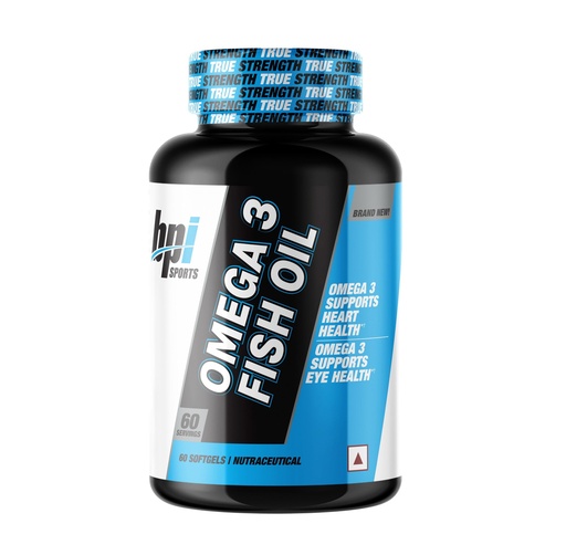 [BRSRGAI6OAIGYAL4] BPI Sports Omega 3 Fish Oil Softgels – 2000mg Fish Oil with EPA & DHA – Supports Heart, Brain & Eye Health – 60 Softgels (60 Servings)