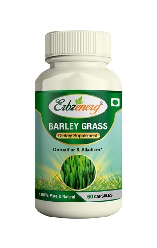 [BRSWYAT7C4AWKFL2] Organic Barley Grass (Hardeum vulgare) 60 Capsules (Pack of 1)