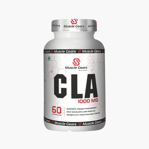 [BRSWYCT6AAOWADYY] Muscle Gears CLA 1000mg Capsules | Conjugated Linoleic Acid | Fat Burner & Weight Management | Lean Muscle Support & Metabolism | Body Composition | For Men & Women | 60 Capsules