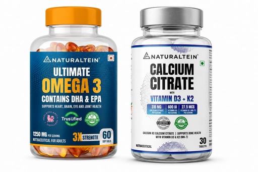 [BRSRYGT2DEORAGTU] Naturaltein Omega-3 & Calcium Wellness Bundle