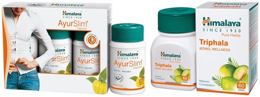 [BRSROCD5O4MRUG3X] Himalaya Wellness Ayurslim Capsules Weight Management -Pack Of 180 Capsules & Herbals Triphala - 60 Capsules