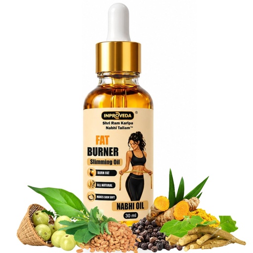 [BRSRYEIROVYGEHYY] Nabhi Oil Fit & Slim Belly Button Oil | Supports Metabolism, Skin Elasticity & Detox Routine | Ayurvedic Multi Benefit for Daily Wellness & Improve Strength, Stamina & Energy | नाभि तेल | Pack of 01 X 30ml =30ml