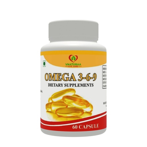 [BRSRGGQPBMMBM2YV] Omega 369 Softgel Capsule | Vegetarian Capsules for a Healthy Heart & Brain & Bone | 1000mg