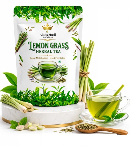 [BRSRY2QQO4PQYFL6] Lemongrass Herbal Tea - Good for Hair & Skin, Caffeine Lemon Grass Herbal Tea