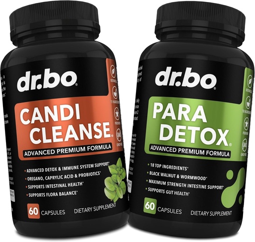 [BRSRAZL4AANRMFY6] Candi Cleanse & Intestine Detox Support Supplement Pills - Intestinal Flora Gut Support ilə Extra Strength Probiyotik Cleanser - Natural Oral Herbal Oregano, Caprylic Acid, Wormwood & Black Walnut