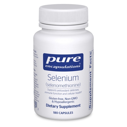 [BRSWIY36BJ5ROFLU] Pure Encapsulations Selenium - 200 mcg - for Healthy Cellular Function, Immune System & Antioxidant Defenses - Mineral Supplement - Vegan & Gluten Free - 180 Capsules