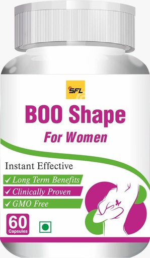 [BRSRGGD5BUPR6D3O] BOO Shape for Women, Instant Effective, Clinically Proven, GMO Free, 60 Capsules