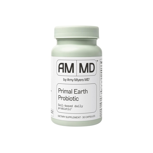 [BRSWGEIFPMJWKCDF] Amy Myers MD Primal Earth Probiotic - Digestive & Immune Support Supplement - Soil-Based Probiotic - Gluten-Free & Non-Dairy - Paleo-Friendly Adult Health Supplement - 30 Capsules